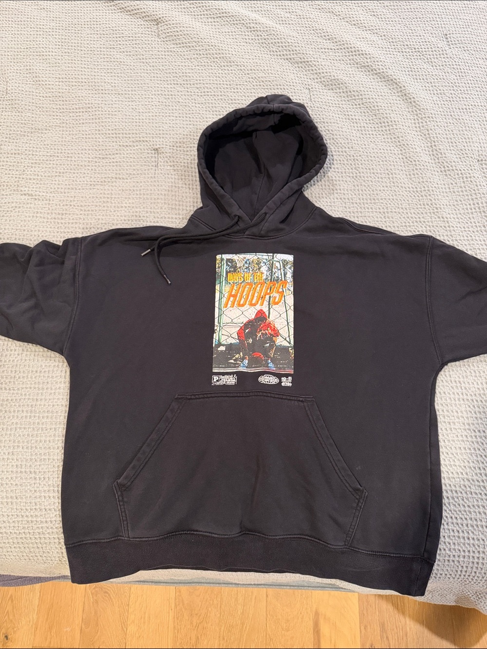 H&M Black Basketball Hoodie